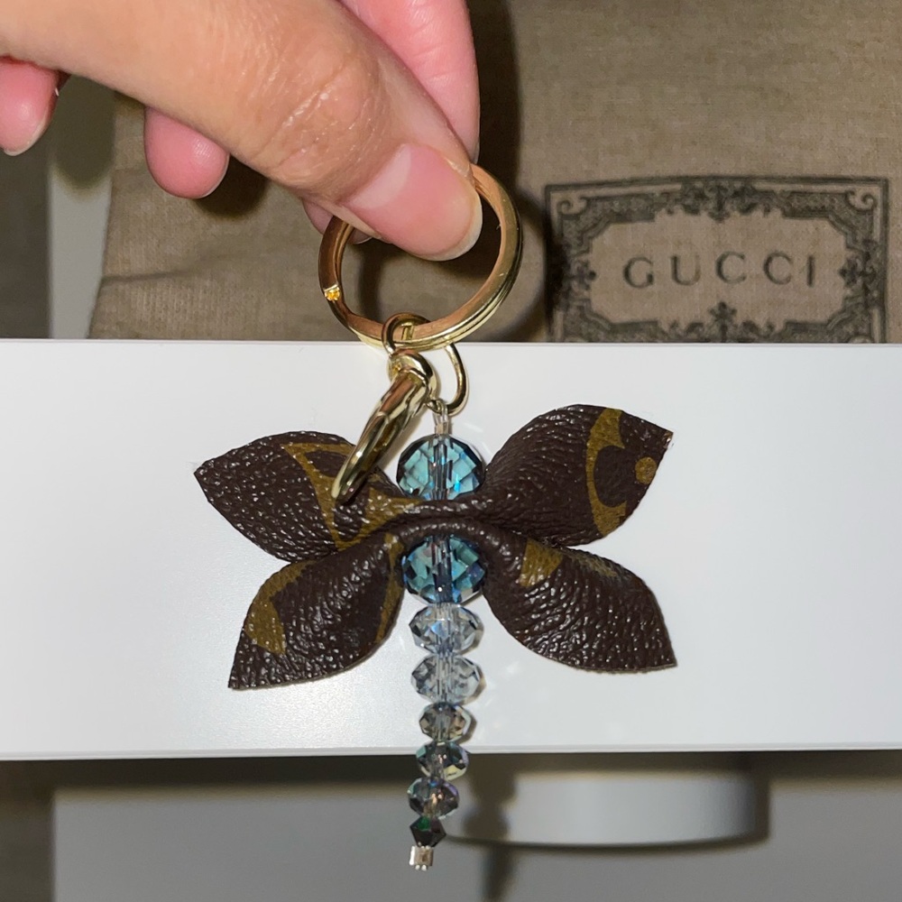 Repurposed Louis Vuitton keychain